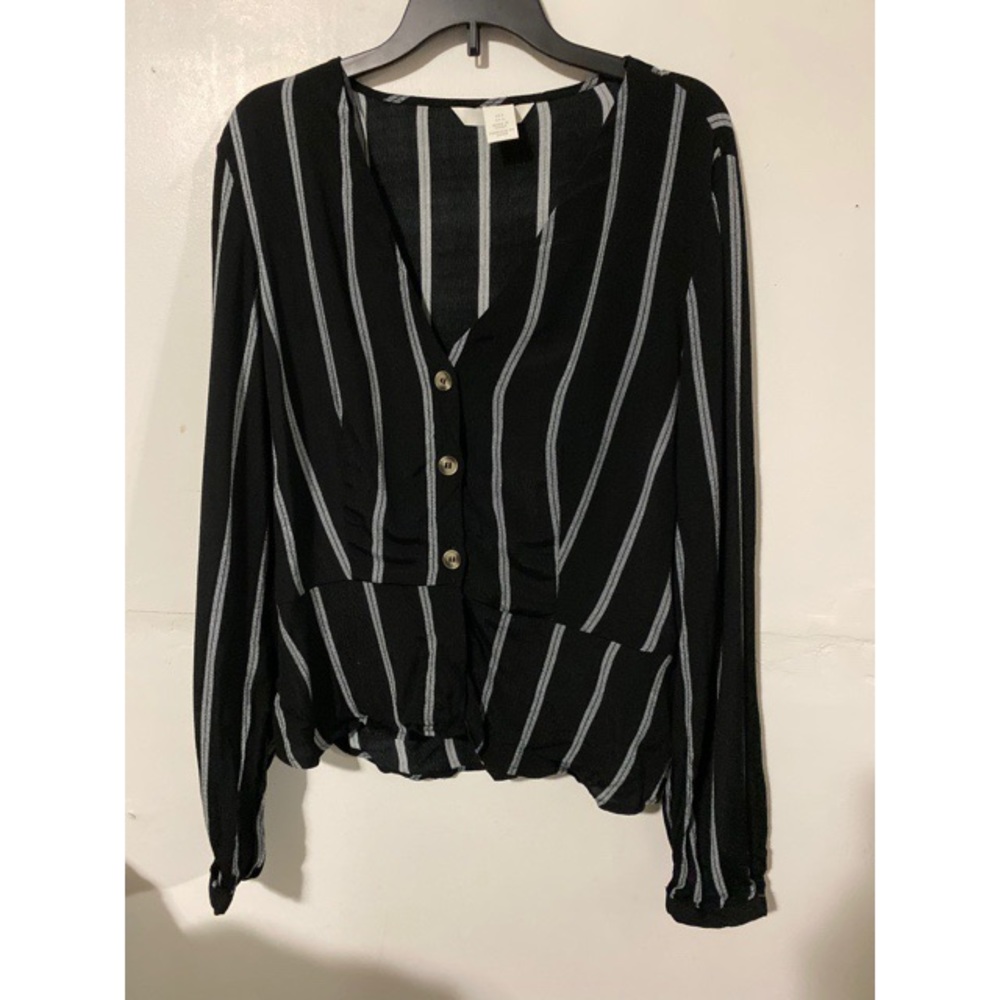 Black striped long sleeve